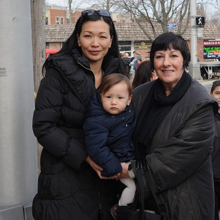 Liliana Gandolfini while she was just a child.